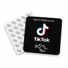 TikTok NFC Follow Plaque