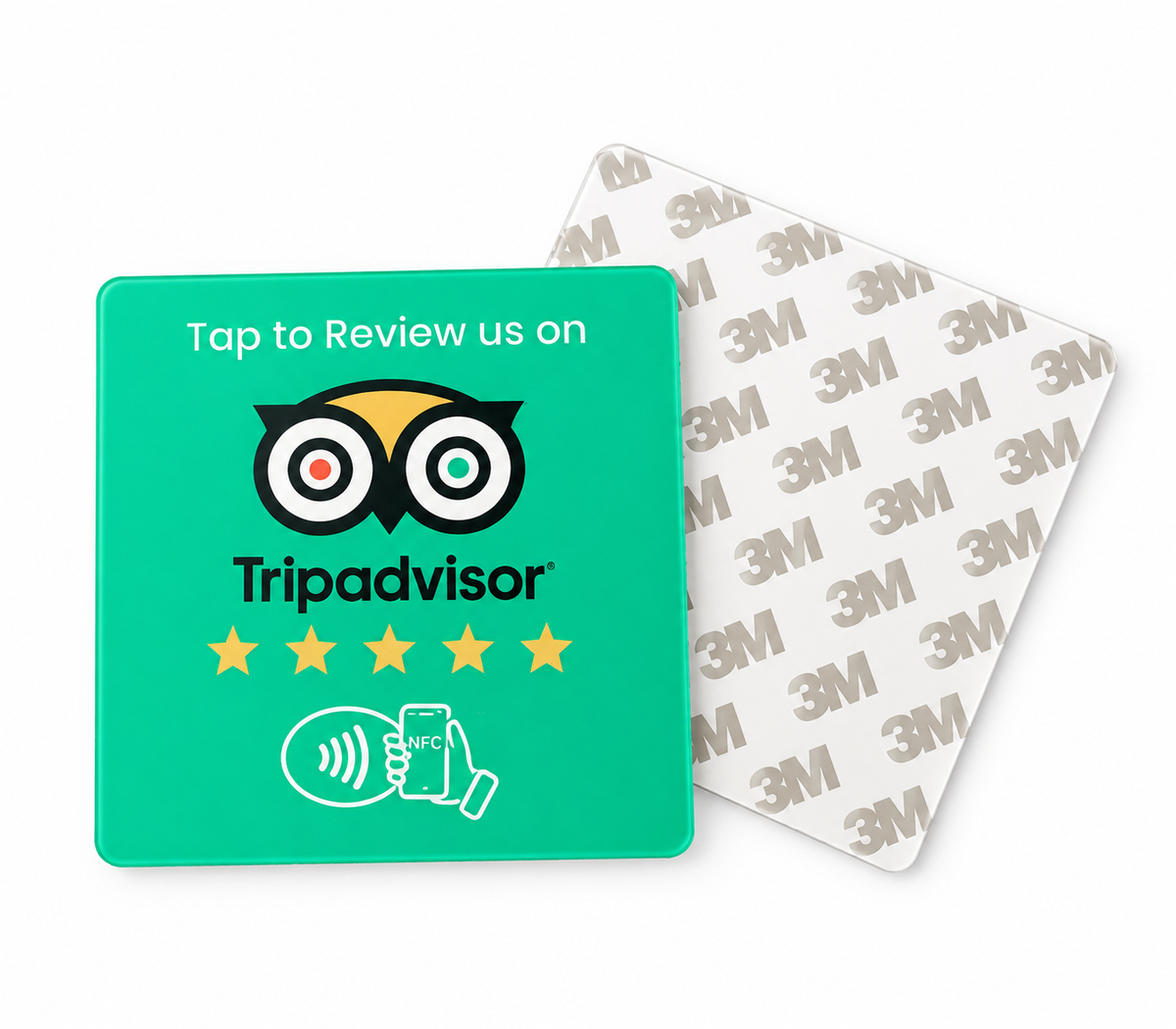 TripAdvisor NFC review plaque